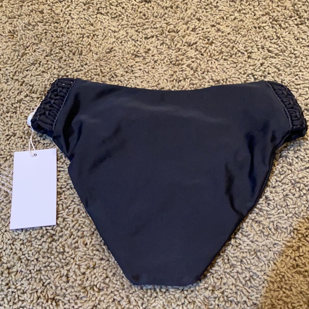Nwt Mikoh Bikini Bottom Size S Blk Super Cute - image 2